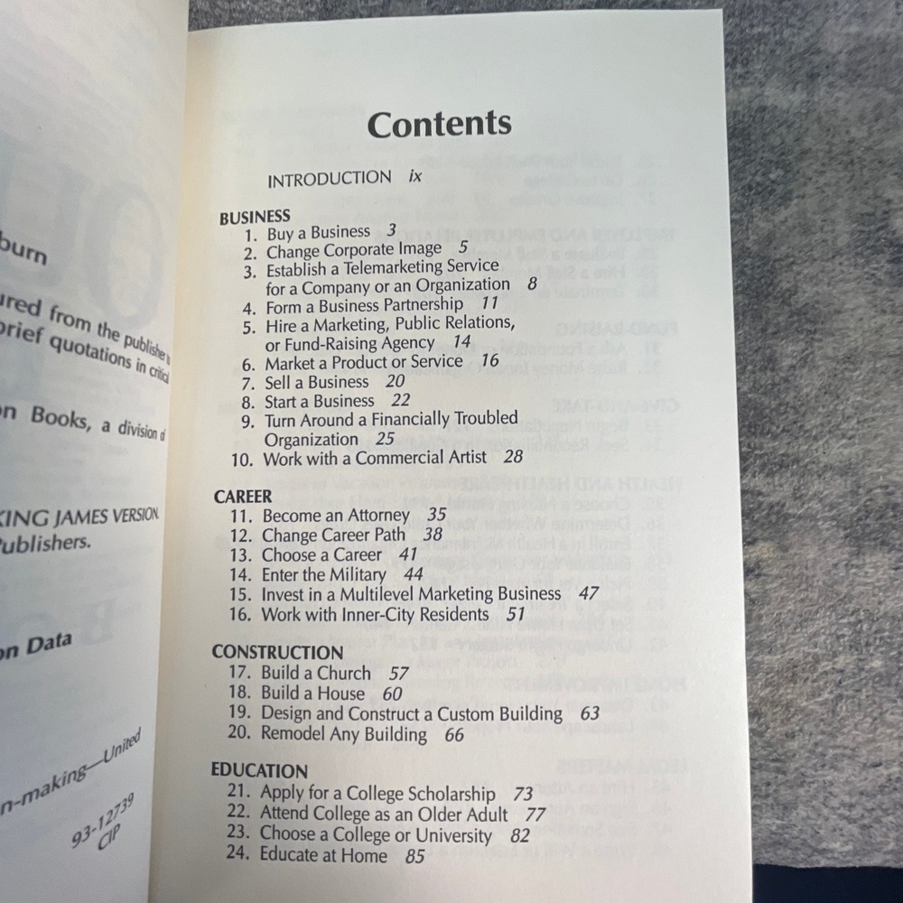The Question Book Bobb Biehl 90 Experts Advice Decision Making Vintage Paperback - Picture 4 of 5